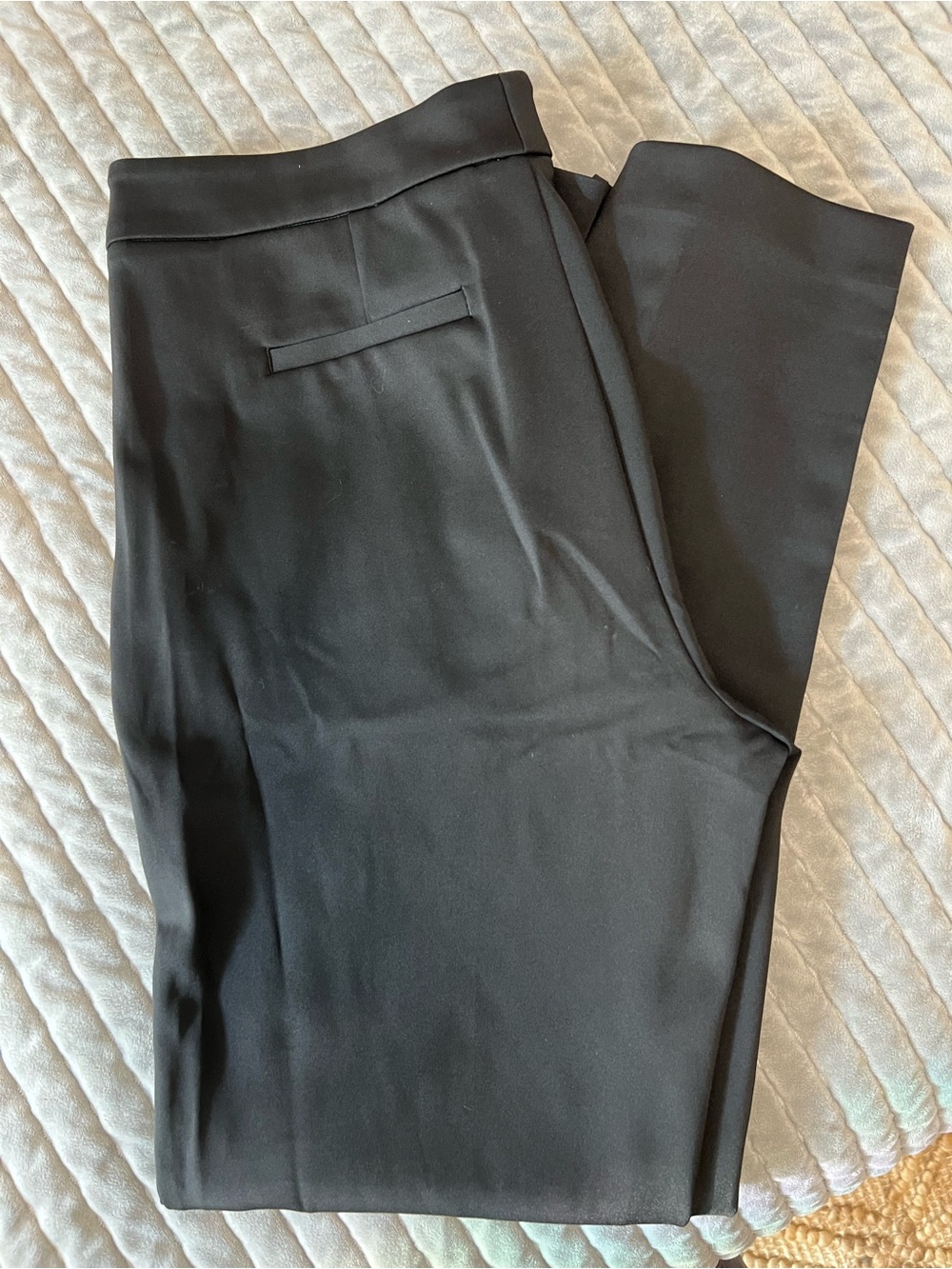 ecru Black Women's Pants with Clean Finish